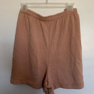 Aerie Tan Lounge Shorts with Pockets